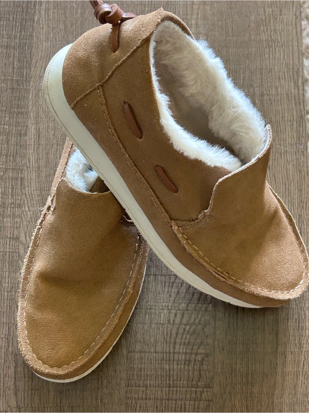 Sperry Faux Shearling Slip-On Moccasin Bootie